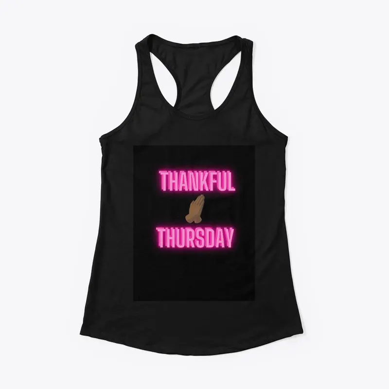 Thankful Thursday Pink and Black