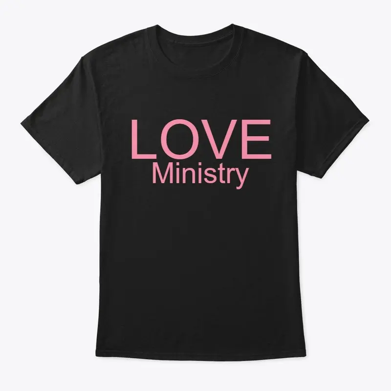 Love  Ministry pink wording