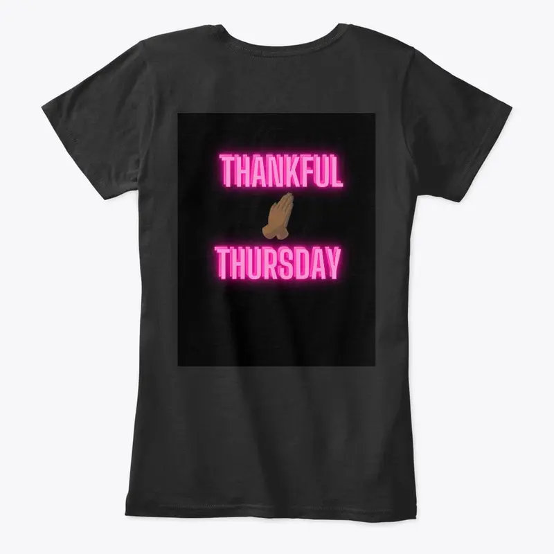 Thankful Thursday Pink and Black