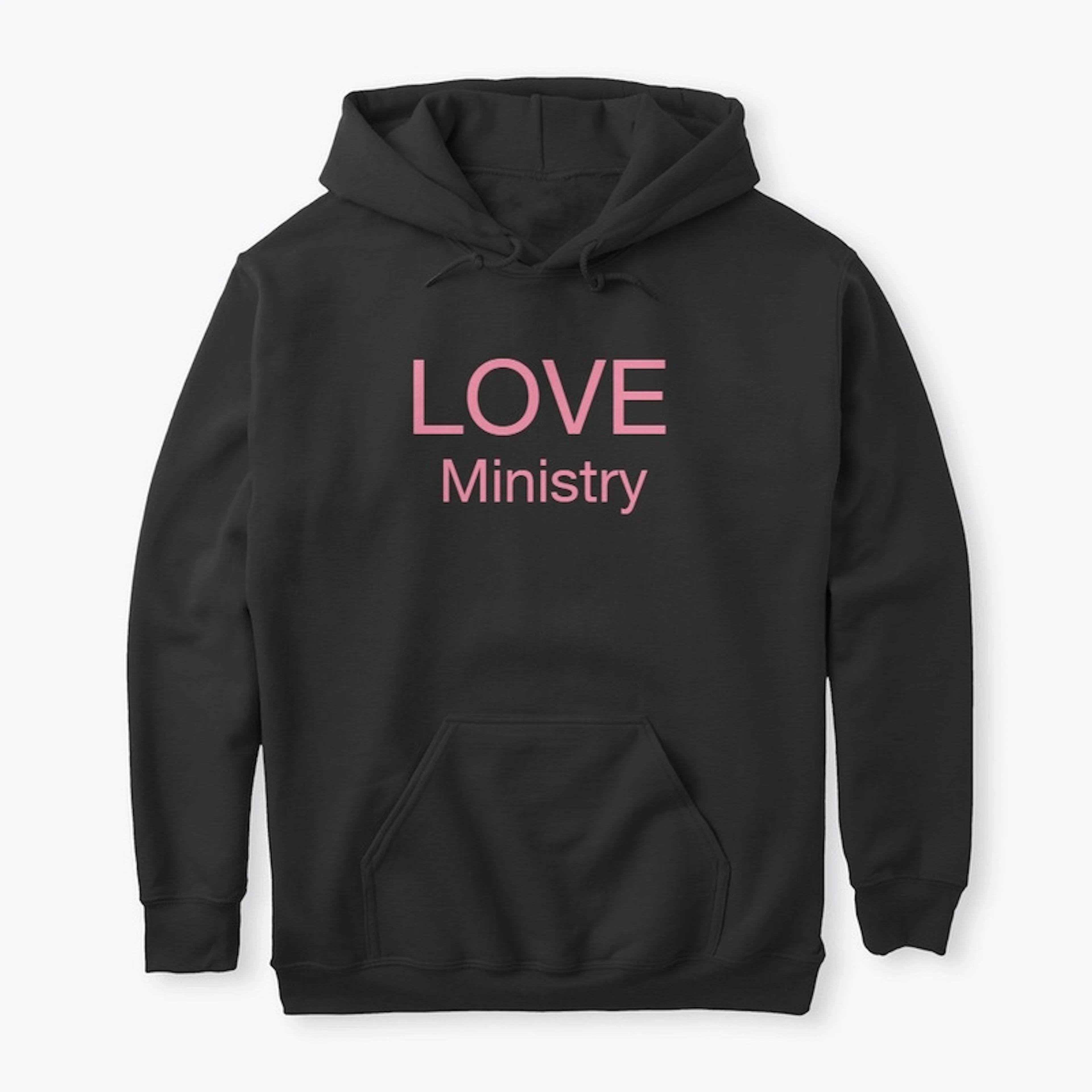 Love  Ministry pink wording