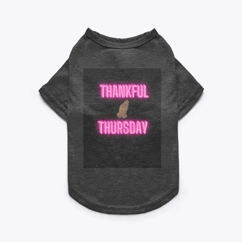 Thankful Thursday Pink and Black