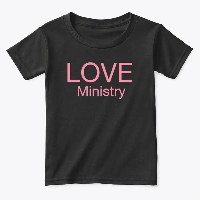 Love  Ministry pink wording