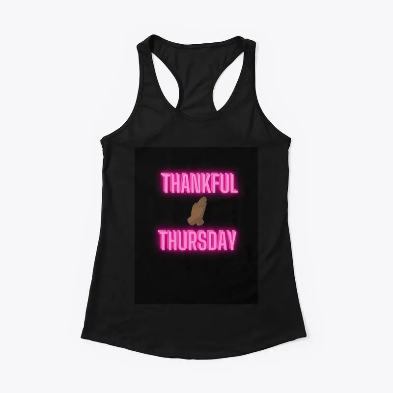 Thankful Thursday Pink and Black