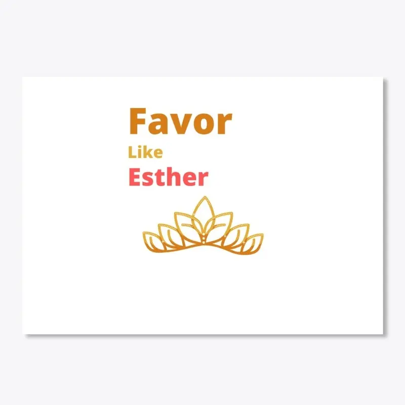 Favor like Esther Rep accessories 